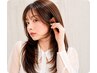 【小顔見え】顔まわりレイヤーカット+透明感カラー+マイクロバブル ¥10,450