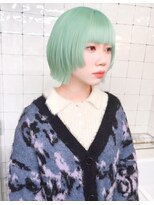 フウ(fuh)&nbsp;mint green/ミント/グリーン/ハイトーンカラー/ブリーチカラー