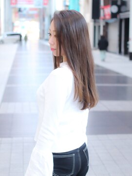 ビーピージェイズ 宇城店(BPJ'S) 【BPJ'S宇城店】かきあげバング×ナチュラルストレート