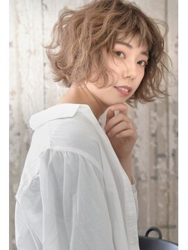 アダムスブォーノ(adamsbuono) 【adamsbuono】ハイ透明感シフォンブランジュショート　ケイタ