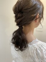インビテーション(invitation) 【invitation】セミロング・ヘアセット