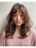 大人のための重めと軽めのMIXパーマ