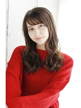 シュシュット(chouchoute) 小顔セミウェットウェーブハイライトカラーオリーブカラー/106