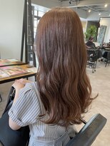 ナンバー(number+)&nbsp;20代30代大人可愛いロングミルクティーベージュ