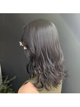 トーナイフラップ 関目店(TONAI flap)&nbsp;ミディアムレイヤー×透明感グレージュカラー