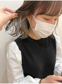 インナーカラーホワイトベージュ☆