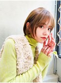 ACE 横浜　伸ばしかけショートボブ×アッシュベージュ
