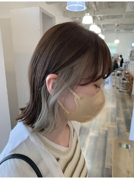 ヘアー ミュゼ 大西店(HAIR Musee) イヤリンググレージュカラー