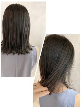 アイディール(:ideal) 20代30代40代☆夏の暗めカラーは透明感で決まる☆地毛風カラー