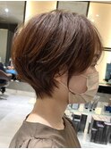【LA'BO三浦】ブラウンベージュ×ショート