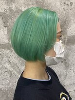 ココ 本八幡(KOKO)&nbsp;□黒髪クラゲヘアーオリーブグレー小顔ココアベージュグリーン