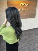 ハイライト×アッシュグレージュ