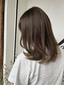 ジェービーヘア 稲毛(jb hair) 大人かわいい美髪/グレージュカラー/シルキーベージュ  【稲毛】