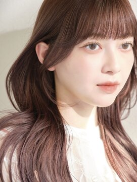 ミンクスオーバー(MINX OVER) エギョモリ/前髪カット/韓国ヘア/透明感/髪質改善/ヘアセット
