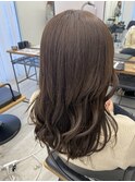 アッシュブラウンでツヤツヤに