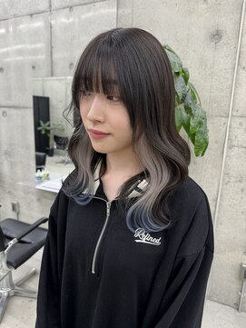 リノート バイ エゴル 名古屋(LINOET by ENGOL) 【LINOET名古屋】中川来紀 イヤリングホワイトエンドカラー