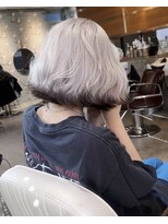 スリー(three)&nbsp;フェイク　BLACK 裾カラー