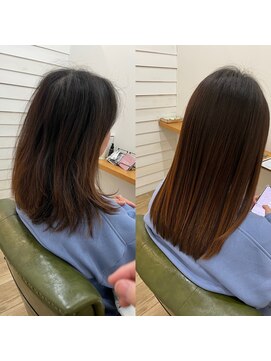 グリーンルームセカンド 結城店(GREEN ROOM. 2nd) ナチュラルレイヤー/地毛風カラー/髪質改善/縮毛矯正/結城/小山