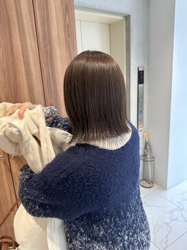 ガリカ 博多(Gallica) <入佐ひなの>ブリーチなしダブルカラーで叶うオリーブベージュ