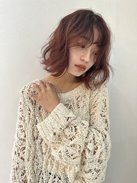 ロンド パルティール 大宮(Lond partir) 前髪カタログアンブレラカラーこなれミディウェーブパーマ大宮