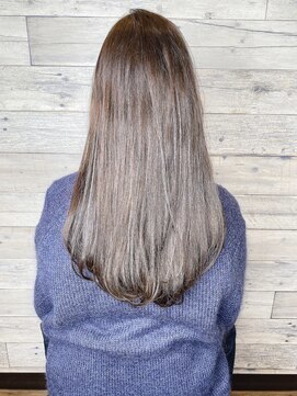 ニスル 町田店(NISURU) 似合わせカット/大人ガーリー/ダークアッシュ/着物/町田/町田駅