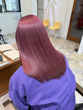 コレット 大宮(collet) チェリーピンク/ケアブリーチ/ダブルカラー