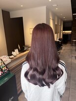 ヘアースタジオ エフ(Hair studio f) 茨木/韓国カラー/暖色/ラベンダーピンク