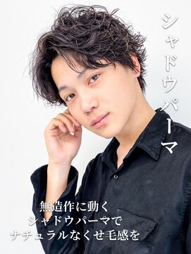 エル 渋谷(L) ◎韓国風◎シャドウパーマ×センターパートウルフ