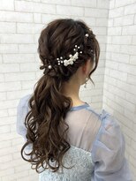 ベルデイズ 関内店(BELDAYS)&nbsp;編み込みポニーテール