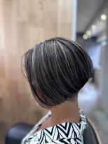 ハサミバイアトリエナガノ 千葉(8sami by atelier nagano)&nbsp;デザインカラー／レイヤーカット/ウエットヘア/オリーブベージュ