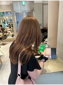 ナチュラルハイトーン×ミルクティーベージュカラー