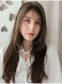 ミストバングフェイスフレーミングレイヤーロングY上尾20代30代