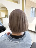 グラム 呉羽店(gram)&nbsp;ブリーチ1回でミルクティーベージュ