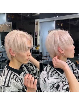 ユアーズヘア 東新宿店(youres hair) 抜きっぱなしホワイトカラー 【ムラシャン仕上げ】
