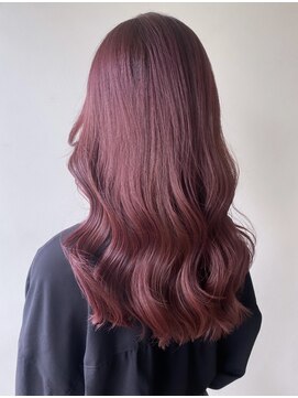 エクラート イーリス 高田馬場店(ECLART IriS) カシスピンク×大人ゆる巻きロング