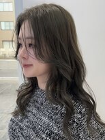 シーン(scene) 【Kurumi】お顔周りも流しやすいトレンドcut♪透明感Olive beige