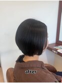 丸みショートボブ