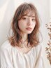 弾力デザインパーマ+似合わせカット ￥9000