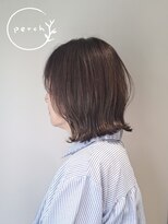 パーチ(perch) 結べる大人の上品ロブ×ヴィラロドラで叶える明るい白髪染め