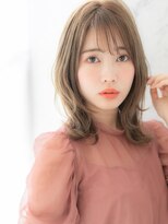 ローマ ギンザ(ROMA Ginza)&nbsp;くびれレイヤーカット/ミディアムレイヤー/透明感ベージュカラー