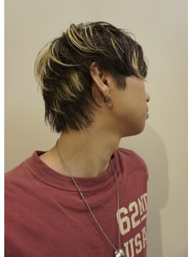 ネクストフォーヘアー(NEXT for hair) ハイライト　デザインカラー　マッシュショート