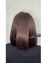 ヘアメイク イアラ 高柳(hair make iara)&nbsp;HITAトリートメントで叶える艶髪ボブ