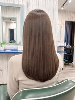 ルートヘア 辻堂店&nbsp;20代30代髪質改善縮毛矯正ナチュラルストレート艶髪ロング美髪