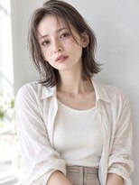 ソルナ 仁川(SOLUNA)&nbsp;暗めグレージュ大人ボブ