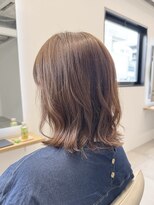 マノハ(manoha) ブルーバイオレット 外はねミディアム