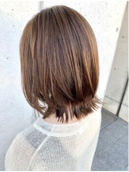 ヘアデザイン ベロニカ(hair design Belonica)の写真/1番人気☆《イノセントカラー&カット￥8250》で透明感たっぷりの上品カラーにイメチェンしませんか？