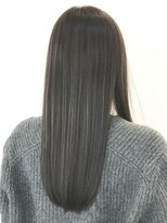 フレイムスヘアデザイン(FRAMES hair design)&nbsp;ストレート×ペールグレージュ♪