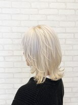 ビス ヘア アンド ビューティー 西新井店(Vis Hair＆Beauty) 10代20代ホワイトベージュ/マッシュウルフ/ホワイトグレージュ