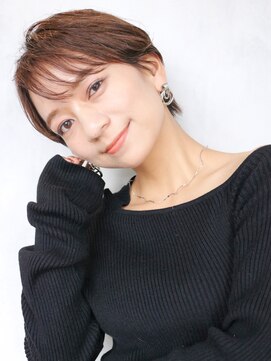 アイティー バイ アルバム 浦和店(IT by ALBUM) モードショート_オリーブカラーハイライトカラー_46666