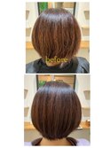 煌水ストレートスタイル Before After